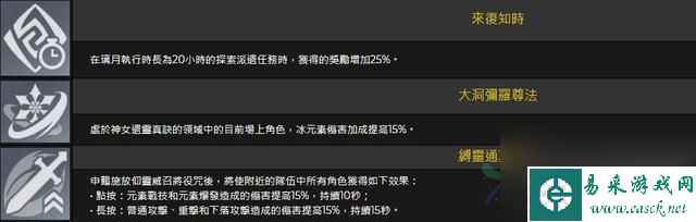 原神申鹤技能天赋命之座介绍