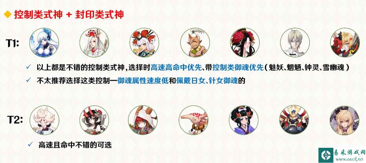 《阴阳师》协同对弈式神推荐一览