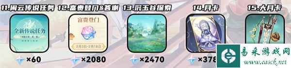 原神4.4能获得多少原石