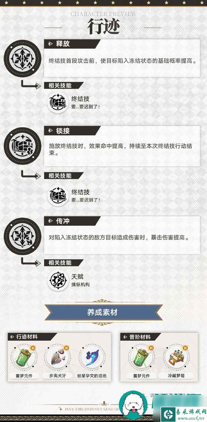 崩坏星穹铁道米沙行迹材料怎么获取-崩坏星穹铁道米沙行迹材料获取指南