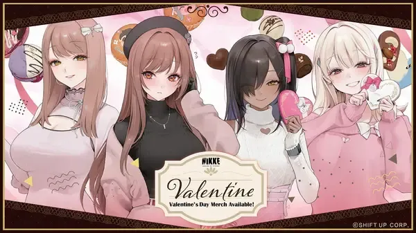 《NIKKE》x animate 联动  4月26日发售情人节商品