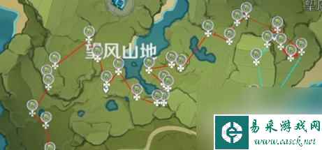 原神薄荷分布地图 原神薄荷位置图解