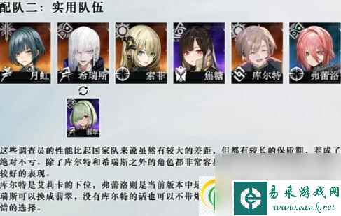 雾境序列新手强力阵容推荐-雾境序列新手强力阵容有哪些