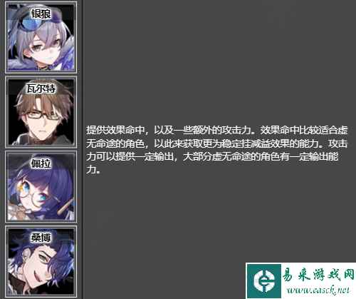 《崩坏：星穹铁道》泛银河商业公司获取位置及推荐角色