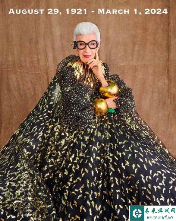 102岁“全球最潮奶奶”艾瑞丝·艾普菲尔去世！