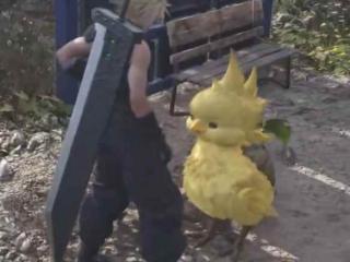 《最终幻想7：重生》可以摸陆行鸟！小陆行鸟超可爱