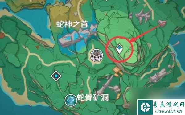 原神磐石在哪里 蛇骨矿洞磐柱镇石位置分享