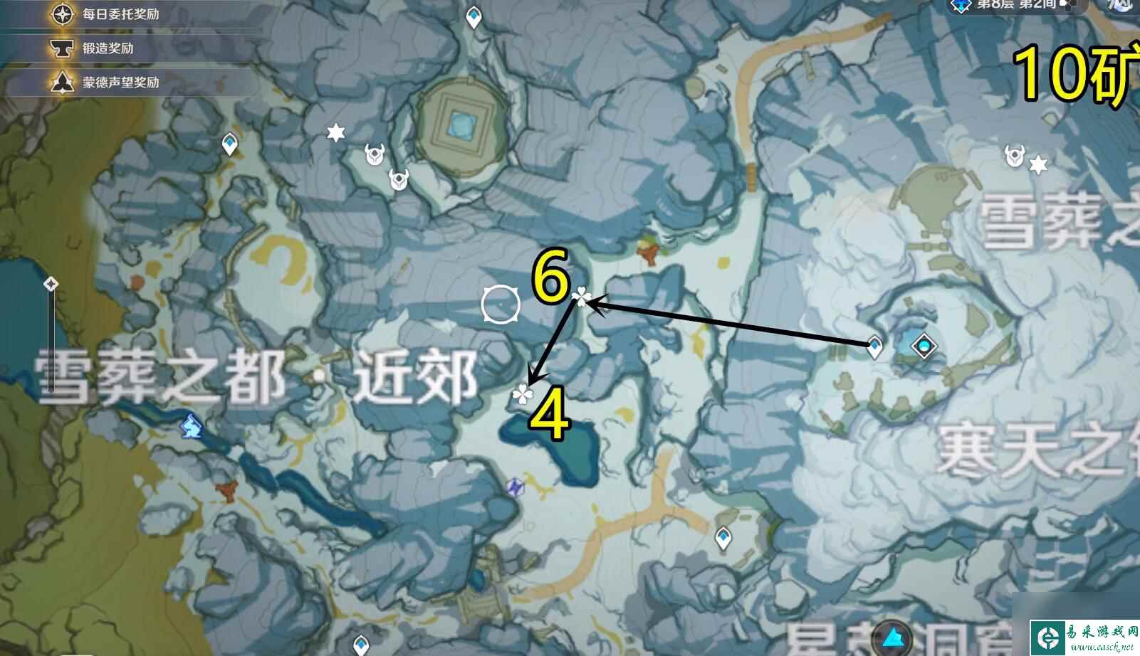 原神星银矿石哪里有卖 原神星银矿石位置地图？