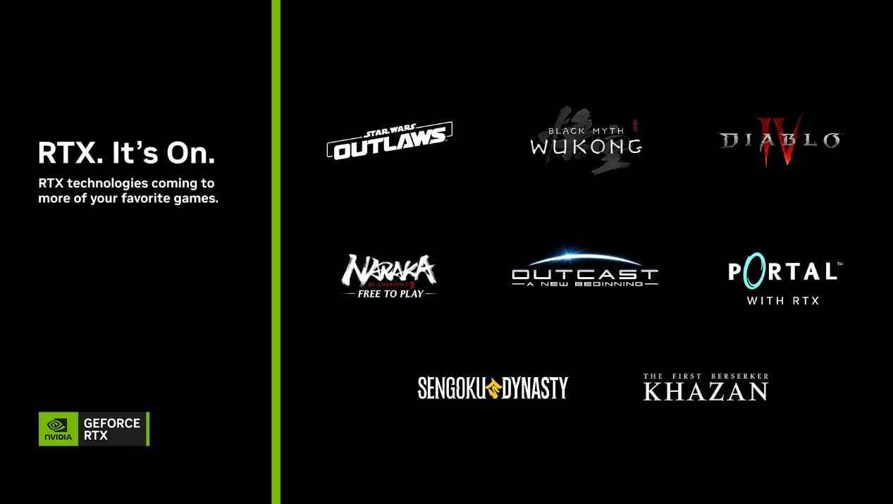 NVIDIA GDC新闻:《黑神话:悟空》和《永劫无间》支持全景光线追踪和DLSS 3.5
