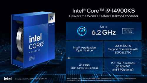 最高睿频6.2Ghz！i9-14900KS国行开卖：售价6299元