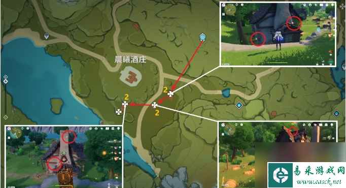 《原神》慕风蘑菇在哪里找 慕风蘑菇采集路线图分享