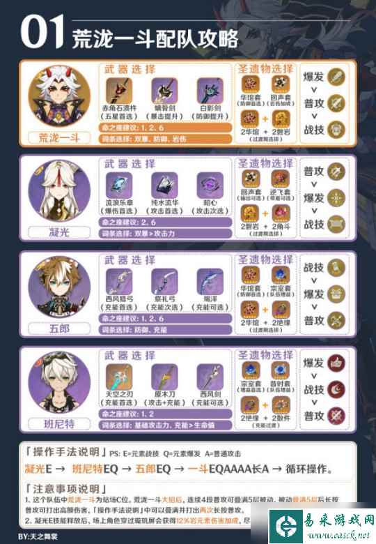 【原神】V4.5角色攻略 | 荒泷一斗角色配队圣遗物武器攻略全解