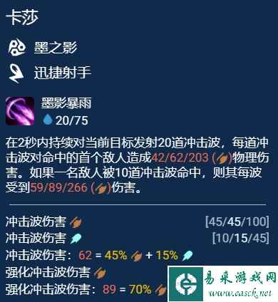 《云顶之弈手游》s11墨之影卡莎阵容攻略