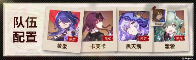 崩坏星穹铁道黄泉配队推荐