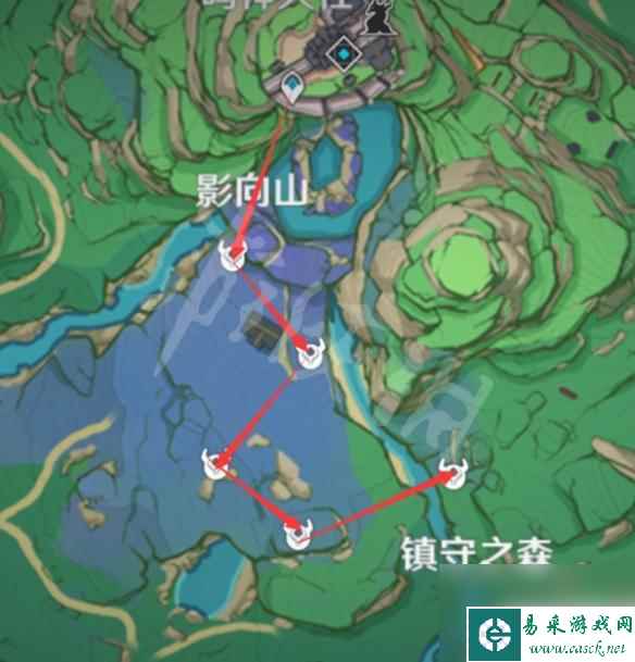 原神雷赢术士 冰雷萤术士位置分享