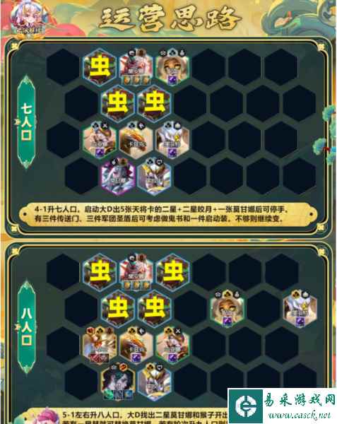 云顶之弈天将虫子阵容搭配7