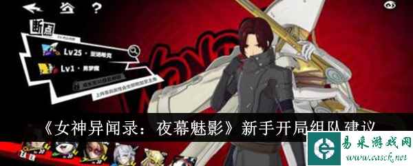 《女神异闻录：夜幕魅影》新手开局组队建议