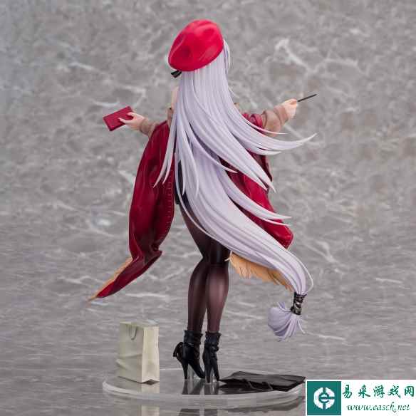 手办鉴赏室：女仆长的黑丝日常装！阿米娅化身报童