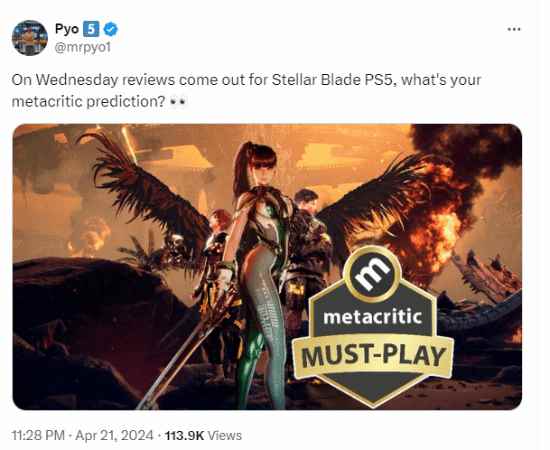 《星刃》M站评分即将出炉 玩家仍担心会被恶意差评