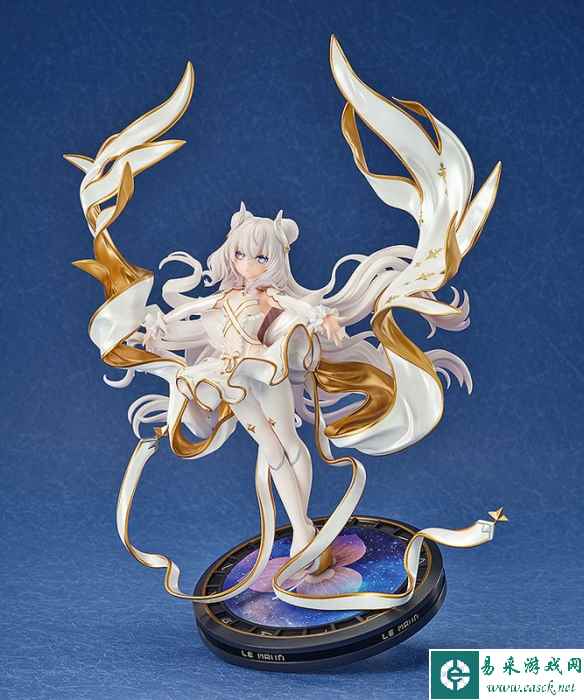 白金造型圣洁华丽！《碧蓝航线》恶毒μ兵装手办开订