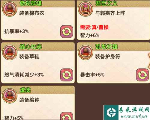 《真三国录》曹操技能属性缘分随从推荐