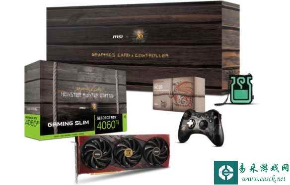 微星联名怪物猎人RTX4060 Ti 显卡将捆绑游戏手柄出售