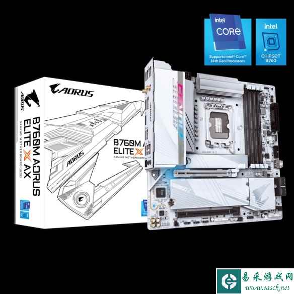 618优选技嘉B760M冰雕X，纯白海景房装机小钢炮