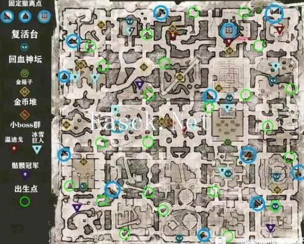 dark and darker冰洞一层地图分享