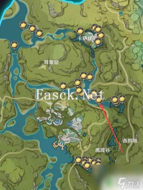 原神月莲的位置 原神月莲位置分布地图