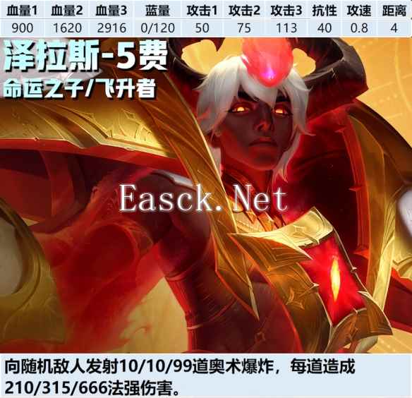 《金铲铲之战》s12泽拉斯弈子介绍