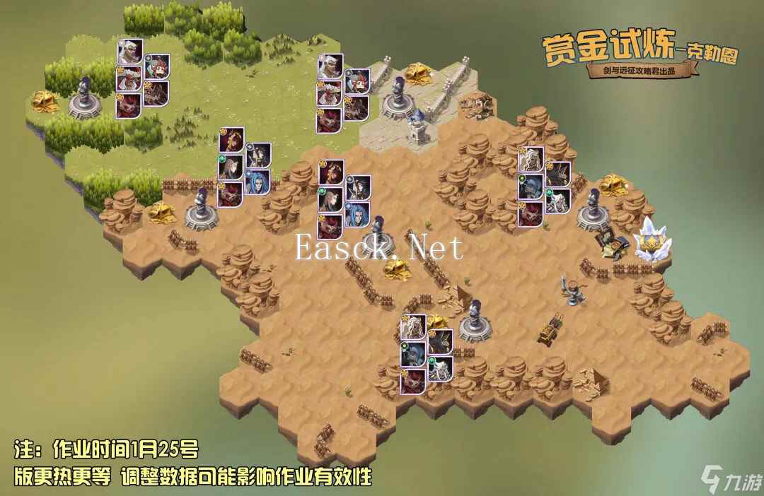 剑与远征手游克勒恩赏金试炼路线攻略？剑与远征手游攻略详情