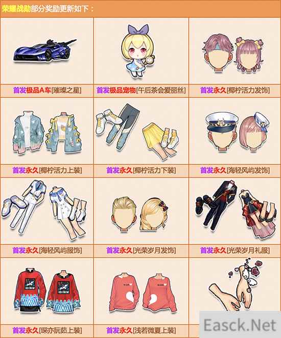 《QQ飞车》荣耀战勋第二期奖励更新 首发A车璀璨之星来袭