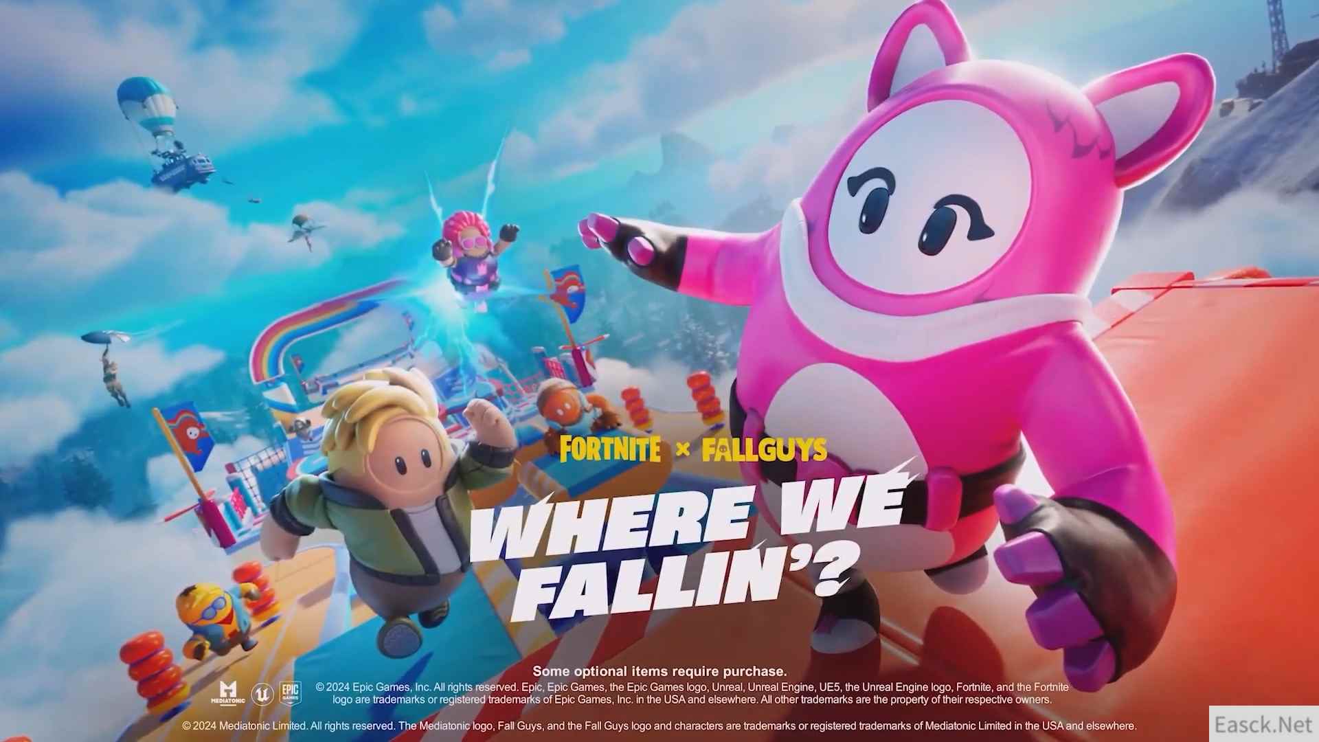 联动狂魔《糖豆人》加入《堡垒之夜》皮肤