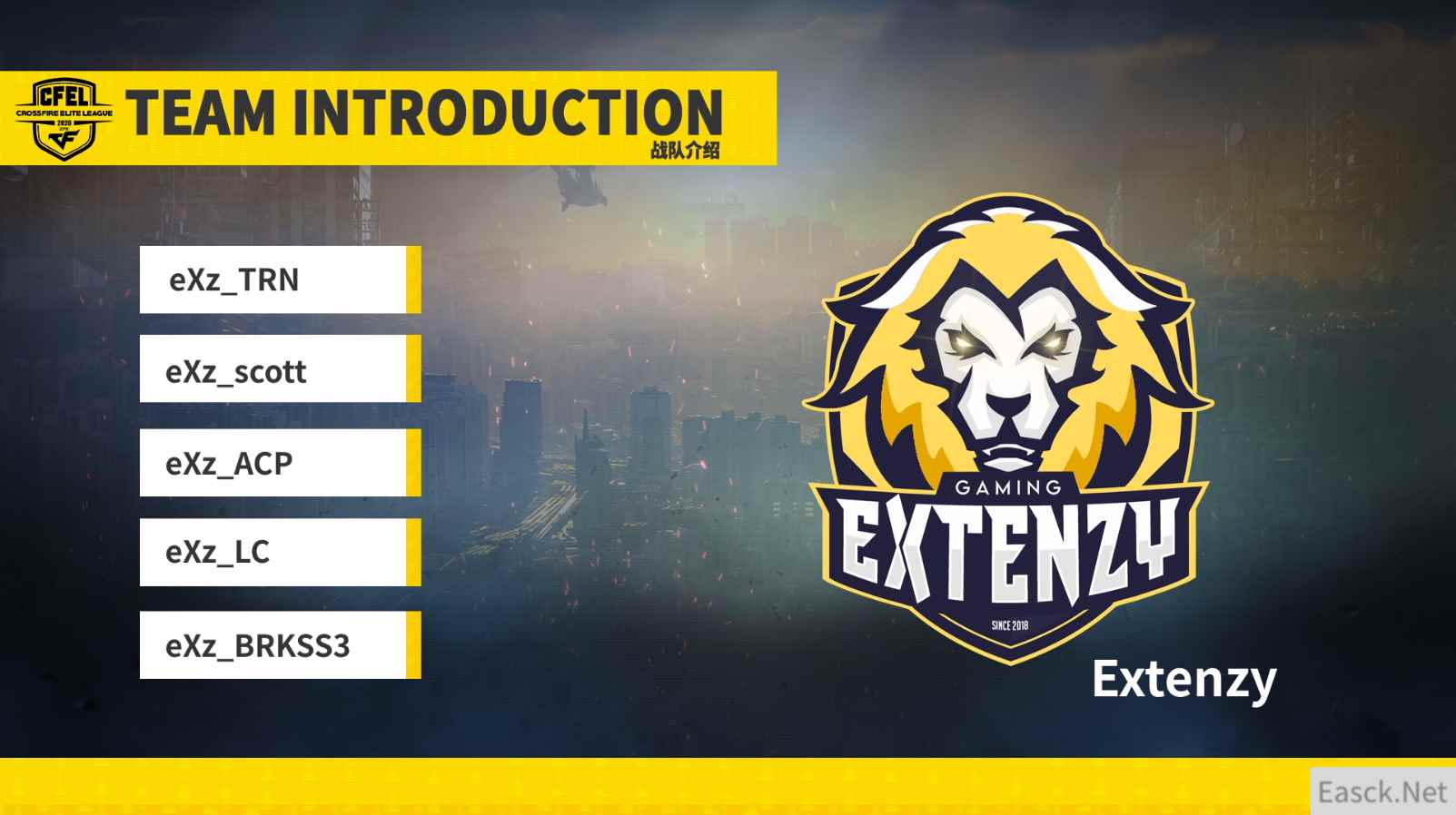 CFEL丨5.13巴西最新战报1：中盘发力 Extenzy高歌猛进击败DW