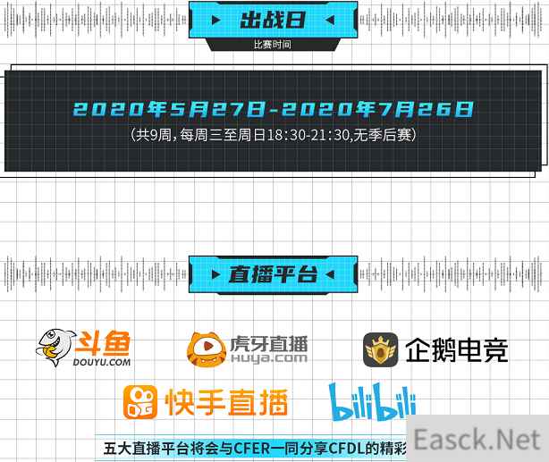 CFDL手游发展联赛赛程公布，5月27日18:30揭幕战Q9.Y对阵KZ.K
