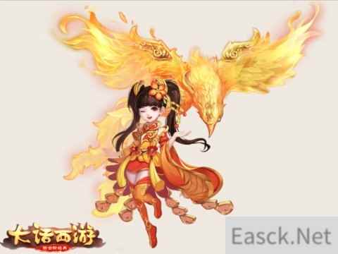 神兽降临 大话手游新神兽朱雀造型震撼曝光