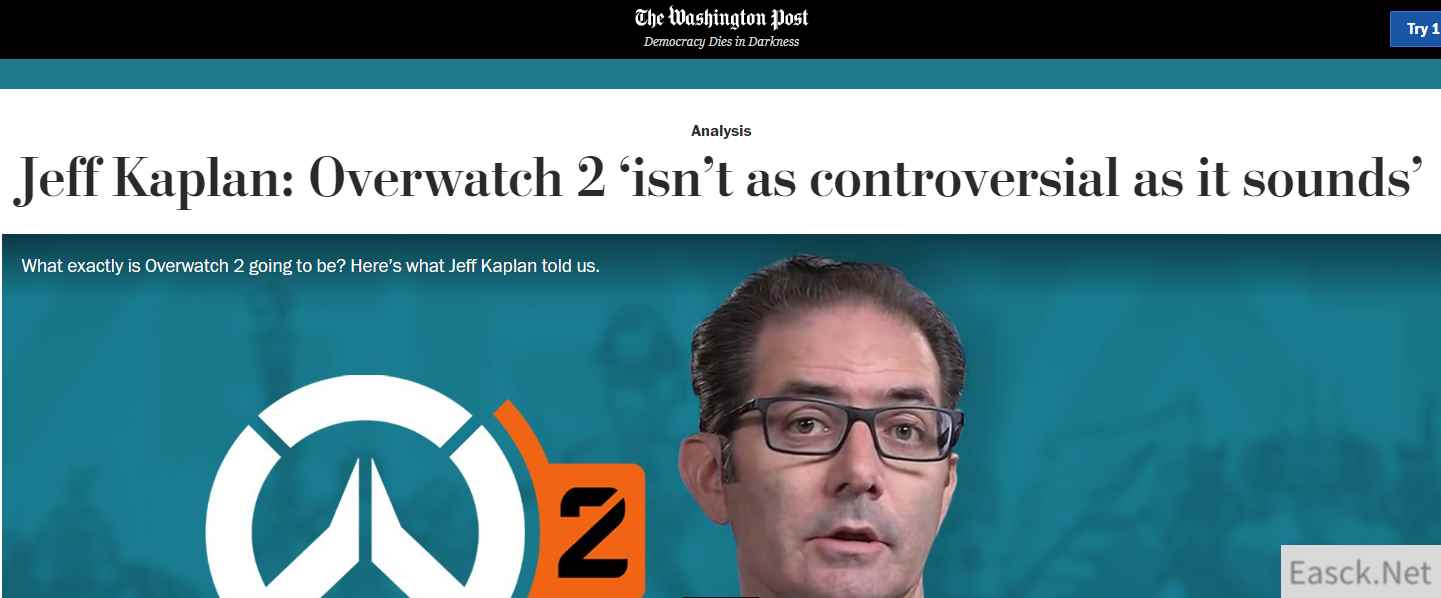 《OW2》总监再次强调 其规模不是任何现存游戏DLC可比的