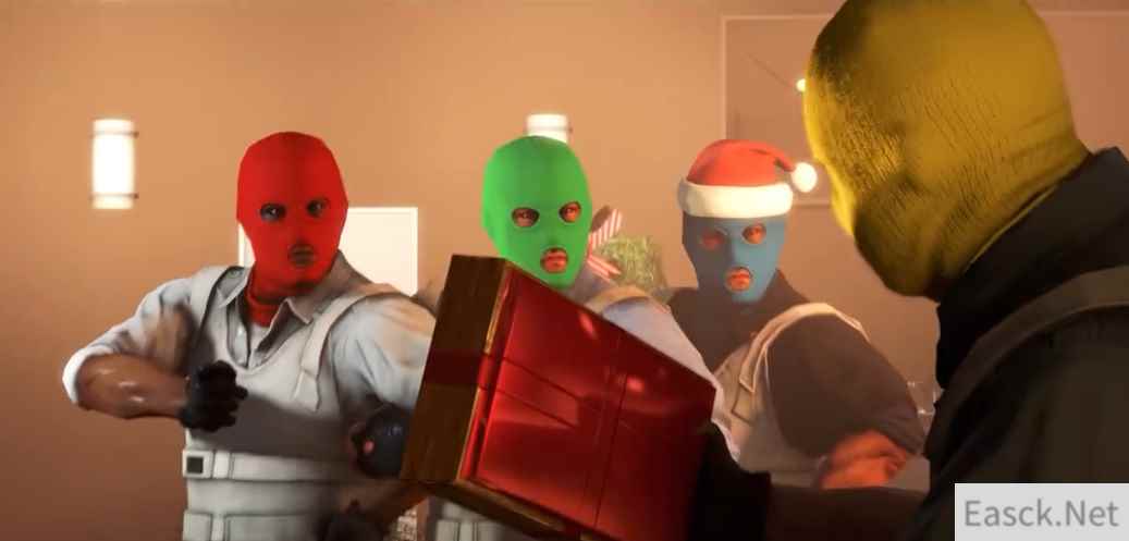 《CS:GO》圣诞官方庆祝短片——CT的礼物鸡已送达