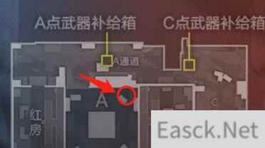 和平精英占点模式C点蹲人位置推荐