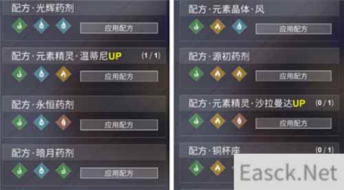解神者X2乌洛波罗斯配方合成一览