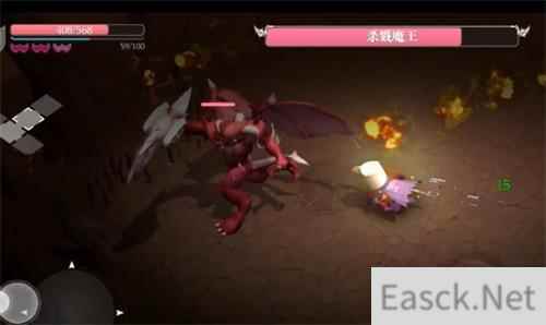 魔渊之刃15层boss火残王怎么打