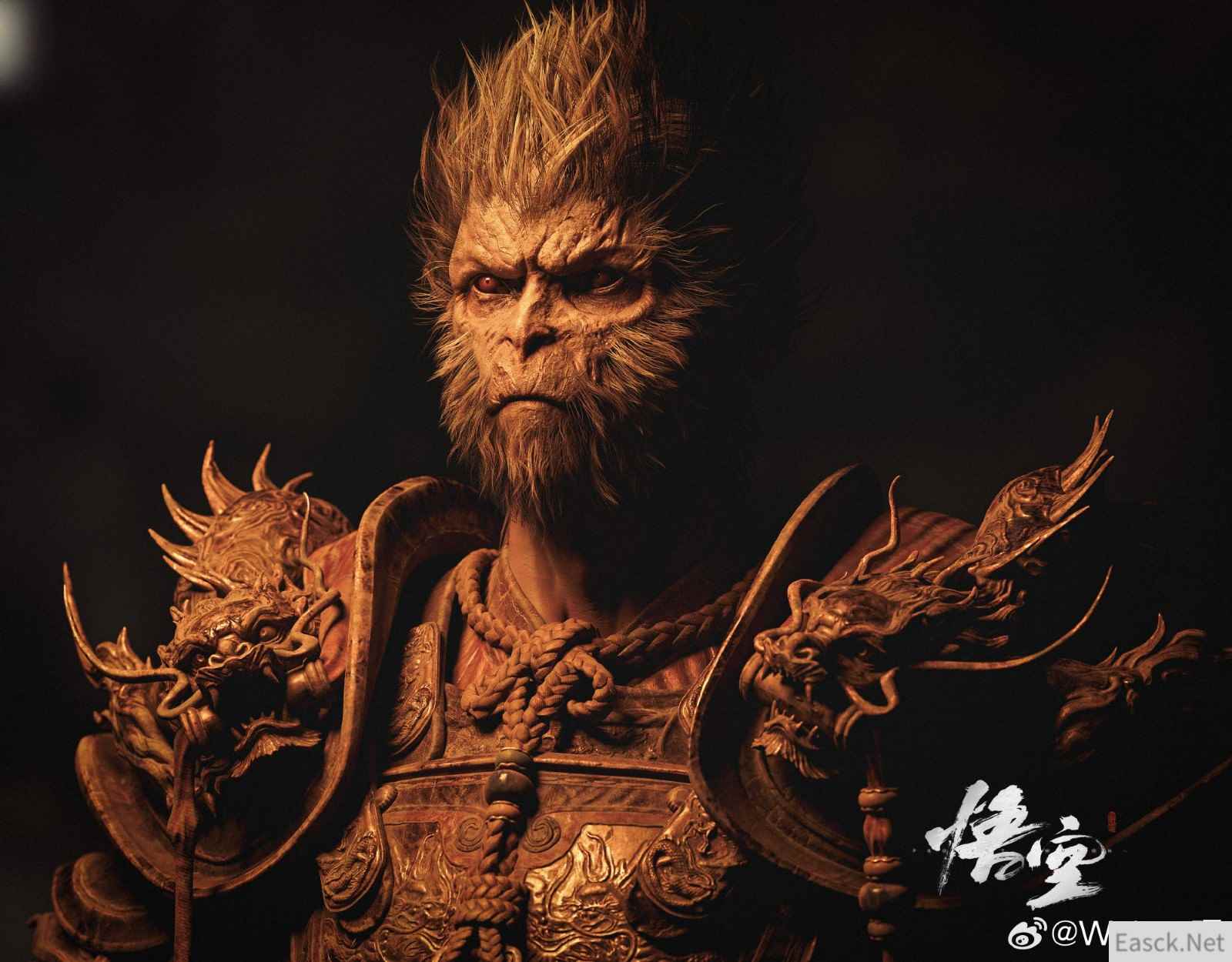 《黑神话》大圣残躯红孩儿天蓬元帅等建模图 都很酷!