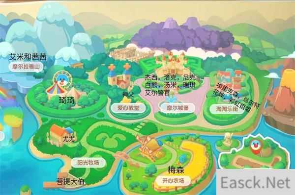 摩尔庄园手游尼克喜好位置一览