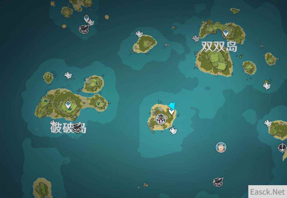 原神海岛全角色位置一览