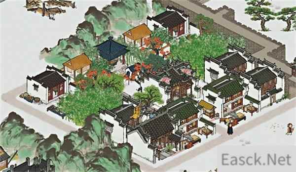 江南百景图家祠布局图一览