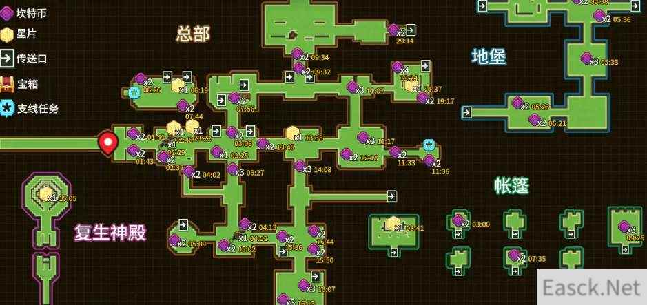 坎公骑冠剑10-2星片全收集通关攻略