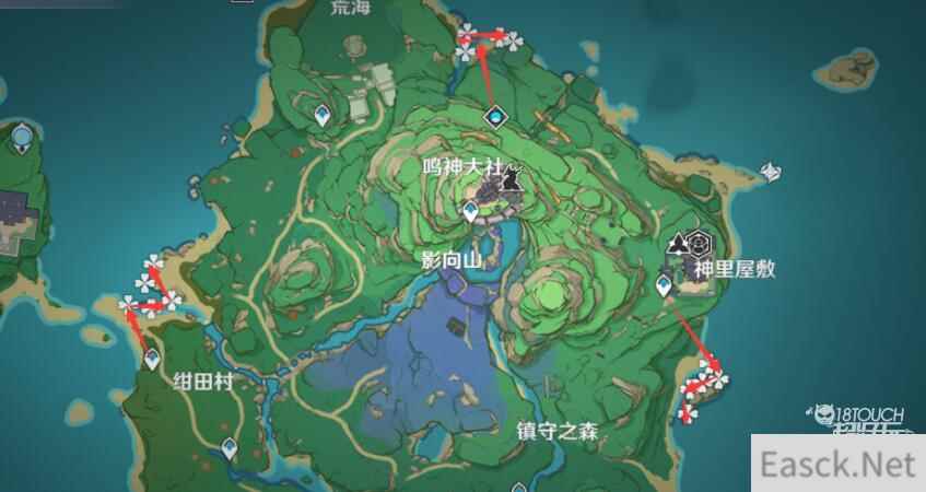 原神2.5八重神子突破材料分布位置一览