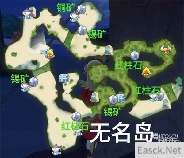 玛娜希斯回响所有地图资源分布一览