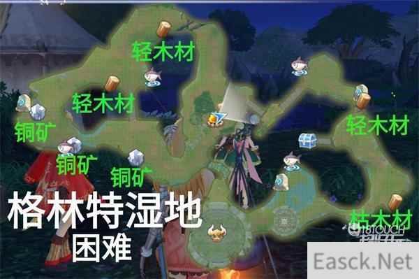 玛娜希斯回响所有地图资源分布一览