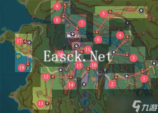 原神纳塔火神瞳搜集攻略和路线分享 烟谜主部族